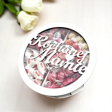 Pudełko „Kochanej Mamie” z okienkiem