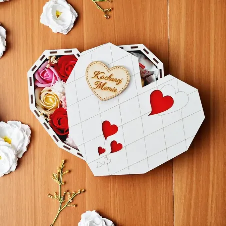 Uchylony box serce dla Mamy