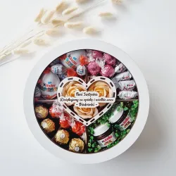 Pudełko dla nauczyciela z napisem