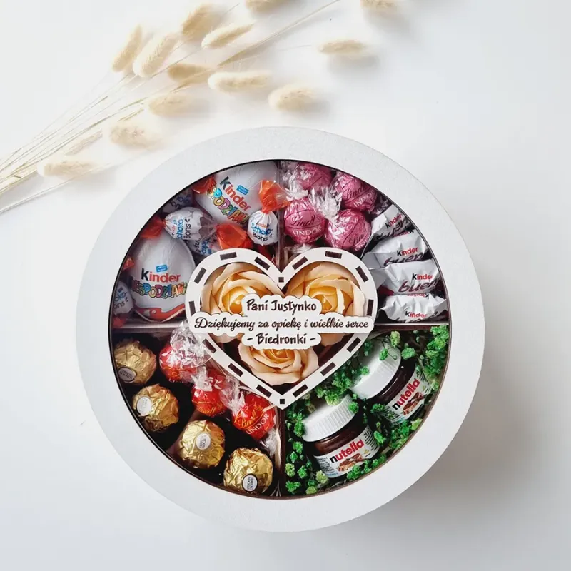 Pudełko dla nauczyciela z napisem