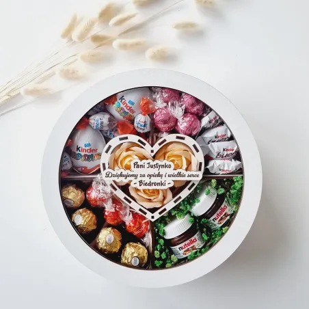 Pudełko dla nauczyciela z napisem