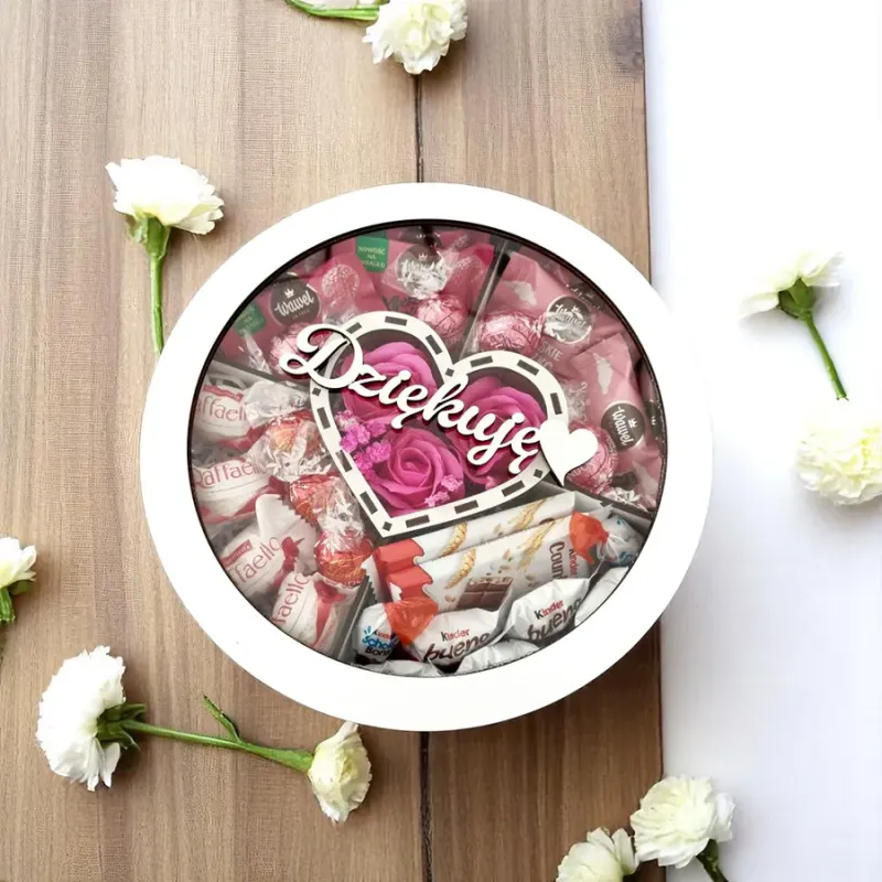 Pudełko dla nauczyciela z napisem