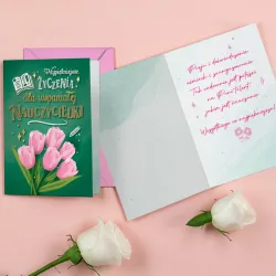 Passion Premium B6 dla Nauczycielki z kopertą