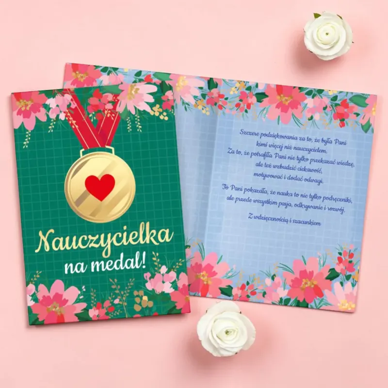 Passion Premium B6 Nauczycielka na medal