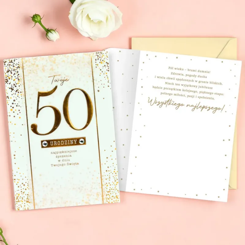 Twoje 50 Urodziny – karnet jubileuszowy