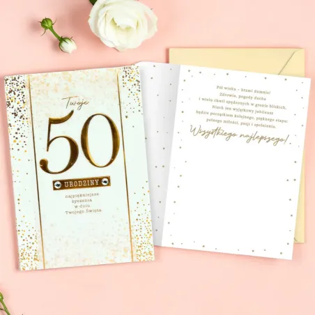 Twoje 50 Urodziny – karnet jubileuszowy