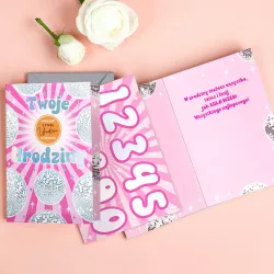 Twoje Urodziny – karnet z kulami disco