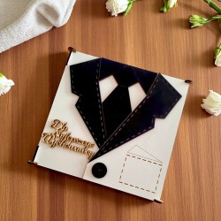 Elegancki prezent dla nauczyciela zamknięte pudełko