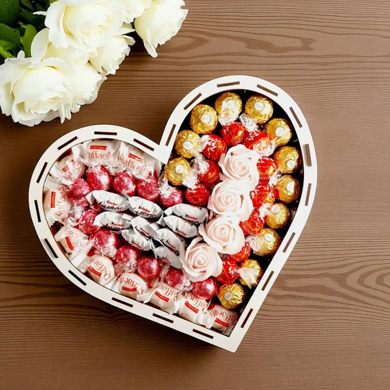 Prezent dla świadkowej box w środku