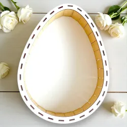 Pudełko jajko niespodzianka XXL w środku