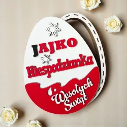Świąteczne pudełko jajko niespodzianka