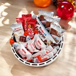 Piłkarska niespodzianka z imieniem – słodka zawartość w okrągłym pudełku